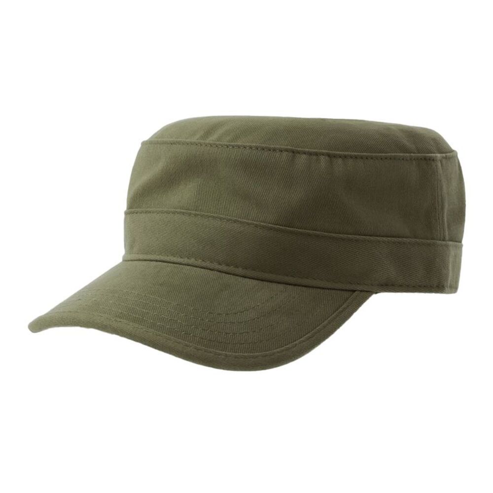 Atlantis Unisex Adult Tank S Curved Natural Unstructured Cap / Olive